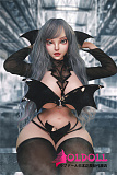 JYDOLL アニメヘッド魅魔  125cm Ｇカップ巨乳  シリコン製ヘッド＋TPEボディ アニメタイプラブドール