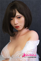 OLDOLL シリコン#6ヘッド単体 ヘッド 頭のみ (ボディ含ません) 眉毛と睫毛植毛加工あり 等身大ラブドール