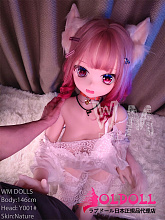 wmdoll 146cm Cカップ#Y001风铃ヘッド アニメドール ソフトビニール製ヘッド+TPE製ボディ 等身大リアルラブドール