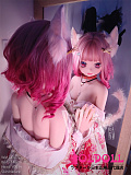 wmdoll 146cm Cカップ#Y001风铃ヘッド アニメドール ソフトビニール製ヘッド+TPE製ボディ 等身大リアルラブドール