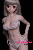Mini Doll ミニドール 最新作  60cm ＃5吉娜ヘッド 高級TPE製 セックス可能 軽量化 1kg 収納が便利 普段は鑑賞用 小さいラブドール 女性素体 フィギュア cosplay
