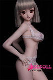 Mini Doll ミニドール 最新作  60cm ＃5吉娜ヘッド 高級TPE製 セックス可能 軽量化 1kg 収納が便利 普段は鑑賞用 小さいラブドール 女性素体 フィギュア cosplay