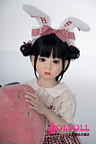 AXBDOLL 掲載画像シリコンヘッドGB04  tpeボディ110CM AAカップ（バスト平ら） ロリ系ミニドール 等身大TPEラブドール