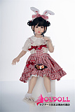 AXBDOLL 掲載画像シリコンヘッドGB04  tpeボディ110CM AAカップ（バスト平ら） ロリ系ミニドール 等身大TPEラブドール