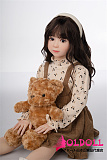 AXBDOLL 110cm バスト平ら  #TB02ヘッド 掲載画像がリアルメイク塗装加工あり ロリ系TPEラブドール