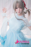 FUDOLL  ラブドール #J14ヘッド 150cm Bカップ シリコンヘッド＋TPEボディ 眉毛と睫毛植毛加工あり 等身大リアルラブドール
