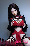 【宣伝画像と同じ衣装を付属します】JYDOLL シリコン製ラブドール #蓝莓ヘッド 62cm 1.8kg ミニドール