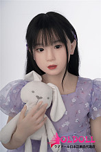 AXBDOLL 掲載画像シリコンヘッドGB09 新型tpeボディ120CM バスト平ら ロリ系ミニドール 等身大TPEラブドール