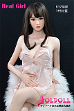 Real girl 157cm Cカップ  R37ヘッド シリコンヘッド+tpe製ボディ 等身大リアルラブドール