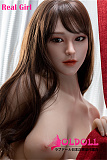 Real girl 158cm Cカップ ヘッド C5 シリコンヘッド ボディ素材TPE/シリコン選択可能 【C工場】等身大リアルラブドール