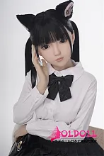 AXBDOLL 掲載画像シリコンヘッドGE15(MOMO)  tpeボディ140CM バスト中 ロリ系ミニドール 等身大TPEラブドール