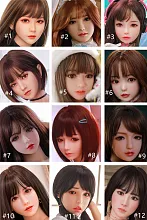 COSDOLL ヘッド単体 TPE製/シリコン製 等身大 M16ボルト採用 リアルドール ラブドール
