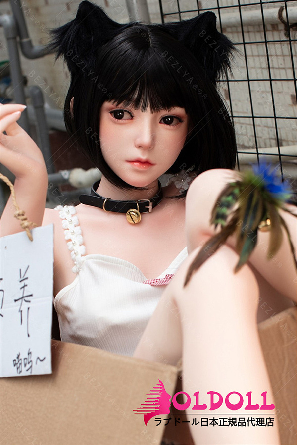 Bezlya DOLL  149cm 普通乳 Cカップ  #K风铃ヘッド  シリコン製ヘッド+tpeボディ 眉毛と睫毛植毛加工あり 等身大リアルラブドール
