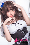 Bezlya DOLL #L4ヘッド  149cm 普通乳 Cカップ  シリコン製ヘッド+tpeボディ 眉毛と睫毛植毛加工あり 等身大リアルラブドール