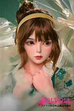 Bezlya DOLL  138cm Aカップ #U琉璃ヘッド  シリコン製ヘッド+tpeボディ 眉毛と睫毛植毛加工あり 等身大リアルラブドール
