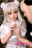 Bezlya DOLL  149cm 普通乳 Cカップ  #L1铃兰ヘッド  シリコン製ヘッド+tpeボディ 眉毛と睫毛植毛加工あり 等身大リアルラブドール