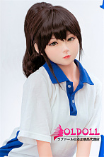 Bezlya DOLL  138cm Aカップ #M茉莉ヘッド  シリコン製ヘッド+tpeボディ 眉毛と睫毛植毛加工あり 等身大リアルラブドール