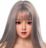 Bezlya DOLL  138cm Aカップ #U琉璃ヘッド  シリコン製ヘッド+tpeボディ 眉毛と睫毛植毛加工あり 等身大リアルラブドール