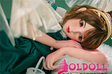 Bezlya DOLL  138cm Aカップ #U琉璃ヘッド  シリコン製ヘッド+tpeボディ 眉毛と睫毛植毛加工あり 等身大リアルラブドール