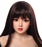 Bezlya DOLL  160cm Bカップ #S三色堇ヘッド  シリコン製ヘッド+tpeボディ 眉毛と睫毛植毛加工あり 等身大リアルラブドール