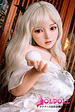 Bezlya DOLL  149cm 普通乳 Cカップ  #L1铃兰ヘッド  シリコン製ヘッド+tpeボディ 眉毛と睫毛植毛加工あり 等身大リアルラブドール