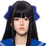 Bezlya DOLL  155cm Aカップ貧乳 #X水仙ヘッド  シリコン製ヘッド+tpeボディ 眉毛と睫毛植毛加工あり 等身大リアルラブドール