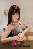 Bezlya DOLL  155cm Aカップ貧乳 #X水仙ヘッド  シリコン製ヘッド+tpeボディ 眉毛と睫毛植毛加工あり 等身大リアルラブドール