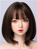 DOM DOLL 148cm普通乳 Cカップ  D7ヘッド （掲載画像シリコンヘッド+TPEボディ）等身大リアルラブドール ヘッドとボディー材質選択可能 カスタマイズ可