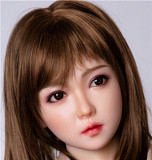 DOM DOLL 148cm普通乳 Cカップ  D7ヘッド （掲載画像シリコンヘッド+TPEボディ）等身大リアルラブドール ヘッドとボディー材質選択可能 カスタマイズ可
