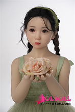 AXBDOLL 掲載画像シリコンヘッドGB13 新型tpeボディ130CM バスト大 ロリ系ミニドール 等身大TPEラブドール