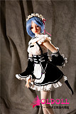 Mini Doll ミニドール 新型60CM シリコン製  レムcosヘッド セックス可能  収納が便利 使いやすい 普段は鑑賞用 小さいラブドール 女性素体 フィギュア cosplay