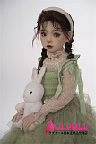 AXBDOLL 110cm バスト平ら  #TB58ヘッド 掲載画像がリアルメイク塗装加工あり ロリ系TPEラブドール