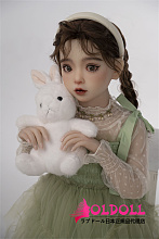 AXBDOLL 110cm バスト平ら  #TB58ヘッド 掲載画像がリアルメイク塗装加工あり ロリ系TPEラブドール