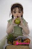 AXBDOLL 110cm バスト平ら  #TB58ヘッド 掲載画像がリアルメイク塗装加工あり ロリ系TPEラブドール