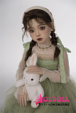 AXBDOLL 110cm バスト平ら  #TB58ヘッド 掲載画像がリアルメイク塗装加工あり ロリ系TPEラブドール