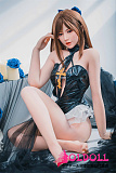 Bezlya DOLL  155cm Aカップ貧乳 #夕颜ヘッド  シリコン製ヘッド+tpeボディ 眉毛と睫毛植毛加工あり 等身大リアルラブドール