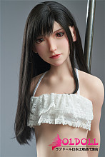 AXBDOLL  アニメヘッド＃01  tpeボディ142CM バスト平ら シリコンヘッド+TPEボディ ロリ系 等身大ラブドール