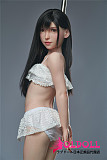 AXBDOLL  アニメヘッド＃01  tpeボディ142CM バスト平ら シリコンヘッド+TPEボディ ロリ系 等身大ラブドール