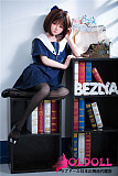 Bezlya DOLL  136cm AAカップ #M茉莉ヘッド  フルシリコン製 眉毛と睫毛植毛加工あり 等身大リアルラブドール