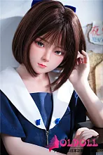 Bezlya DOLL  136cm AAカップ #M茉莉ヘッド  フルシリコン製 眉毛と睫毛植毛加工あり 等身大リアルラブドール