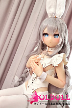 凹凸咪 aotume（アニメドール）135cm AAカップ slim #80ヘッド 掲載画像フルシリコン製 等身大 リアルラブドール