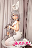 凹凸咪 aotume（アニメドール）135cm AAカップ slim #80ヘッド 掲載画像フルシリコン製 等身大 リアルラブドール