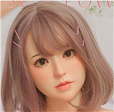 Bezlya DOLL  149cm 普通乳 Cカップ  #茉莉ヘッド  掲載画像職人メイク+専用眼球付き シリコン製ヘッド+tpeボディ 眉毛と睫毛植毛加工あり 等身大リアルラブドール