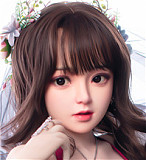 Bezlya DOLL  149cm 普通乳 Cカップ  #茉莉ヘッド  掲載画像職人メイク+専用眼球付き シリコン製ヘッド+tpeボディ 眉毛と睫毛植毛加工あり 等身大リアルラブドール
