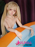 Bezlya DOLL  149cm 普通乳 Cカップ  #茉莉ヘッド  掲載画像職人メイク+専用眼球付き シリコン製ヘッド+tpeボディ 眉毛と睫毛植毛加工あり 等身大リアルラブドール