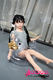 AXBDOLL 掲載画像シリコンヘッドGB05R 新型tpeボディ120CM バスト平ら ロリ系ミニドール 等身大TPEラブドール