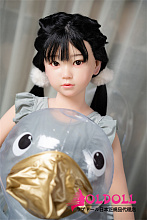 AXBDOLL 掲載画像シリコンヘッドGB05R 新型tpeボディ120CM バスト平ら ロリ系ミニドール 等身大TPEラブドール