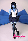 Mini Doll ミニドール 60cm 普通乳 シリコン製 ブルー肌色 セックス可能  収納が便利 使いやすい 普段は鑑賞用 小さいラブドール 女性素体 フィギュア cosplay