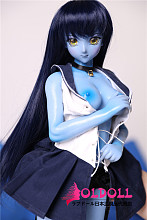 Mini Doll ミニドール 60cm 普通乳 シリコン製 ブルー肌色 セックス可能  収納が便利 使いやすい 普段は鑑賞用 小さいラブドール 女性素体 フィギュア cosplay