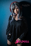 FUDOLL  150cm Bカップ ヘッド#J14 シリコンヘッド＋TPEボディ 眉毛と睫毛植毛加工あり 等身大リアルラブドール